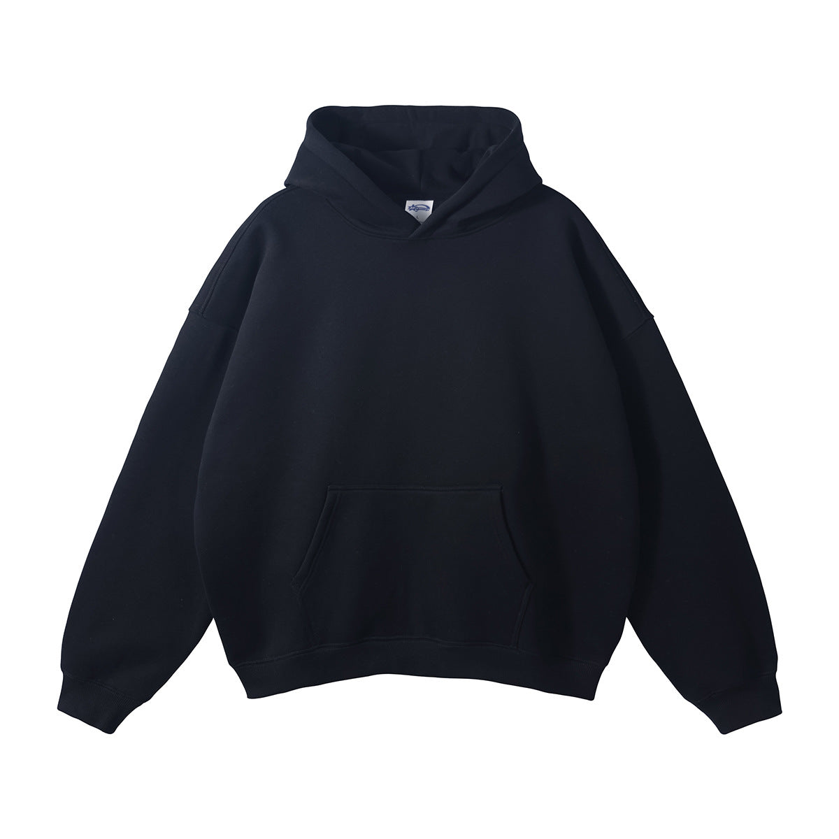 Black hoodie on a white background