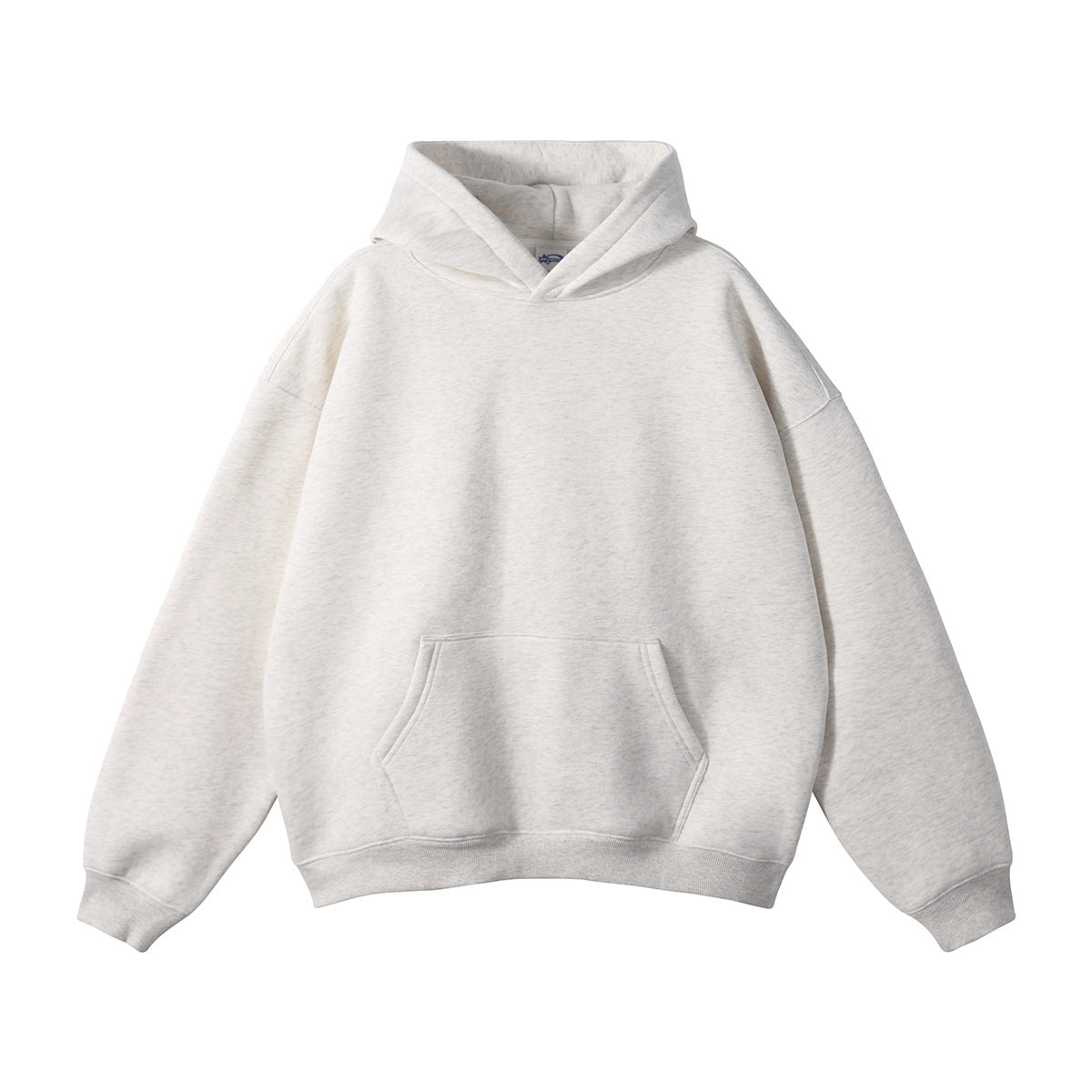 Gray hoodie on a white background
